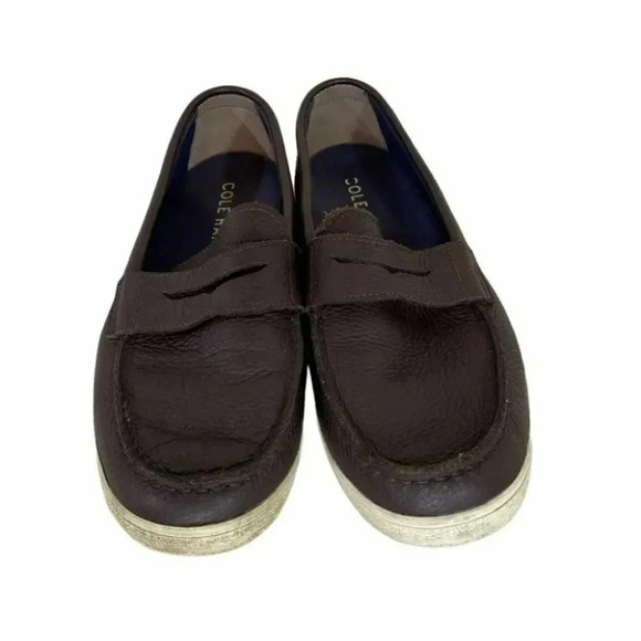 Cole Haan 10M mens brown Hyannis penny loafer - Picture 5 of 7